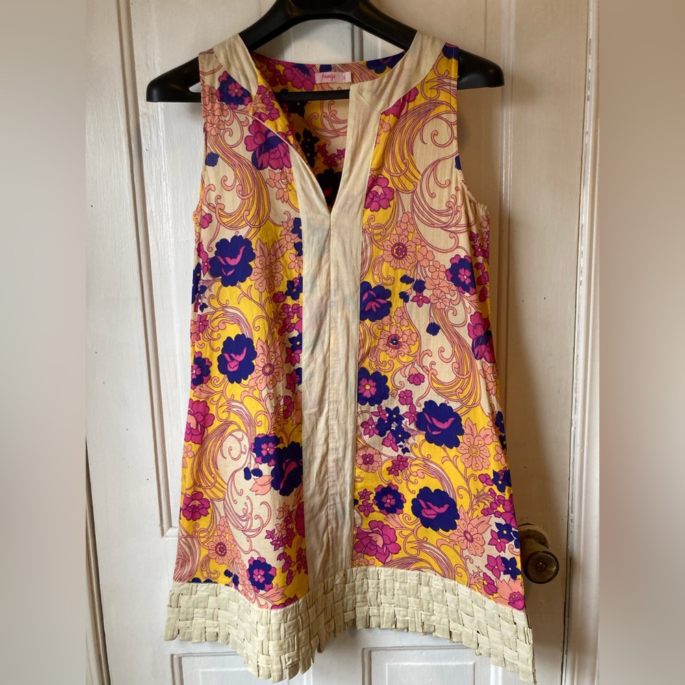 Fourtys mod mini dress. Size small, good condition. Very soft cotton.